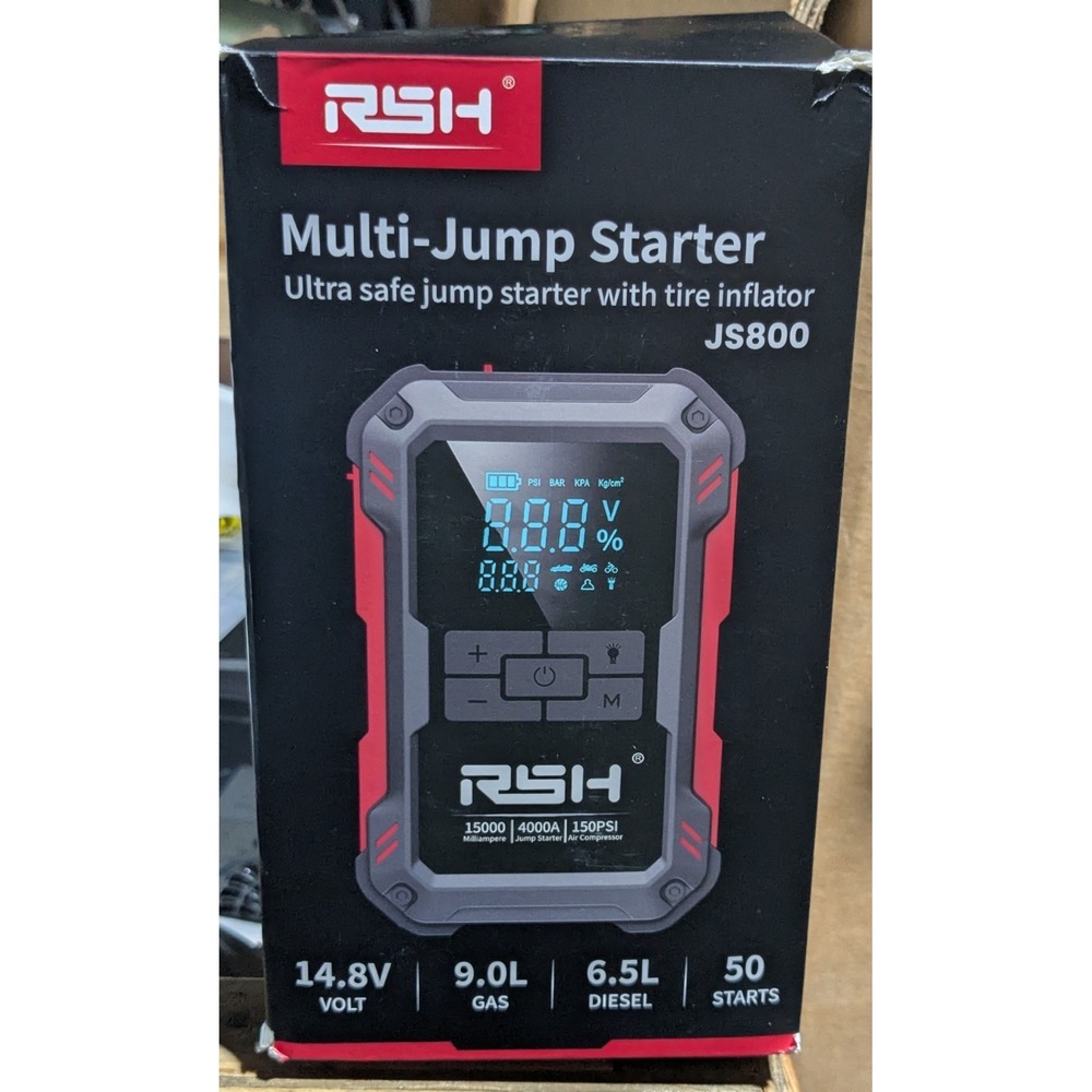 Multi-Functional Smart Car Jump Starter RSH-JS800,Portable Power Bank